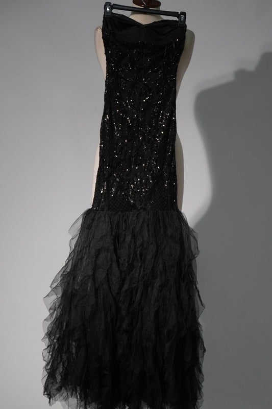 Fish style sequence dress