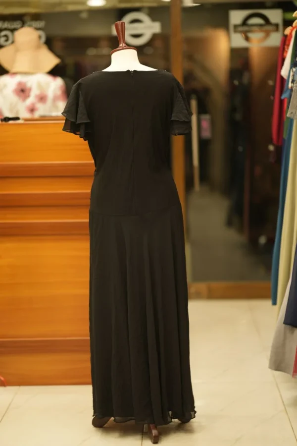 Half sleeves v-neck maxi - Image 5
