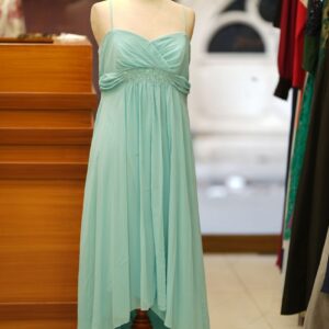 Sleeveless evening maxi