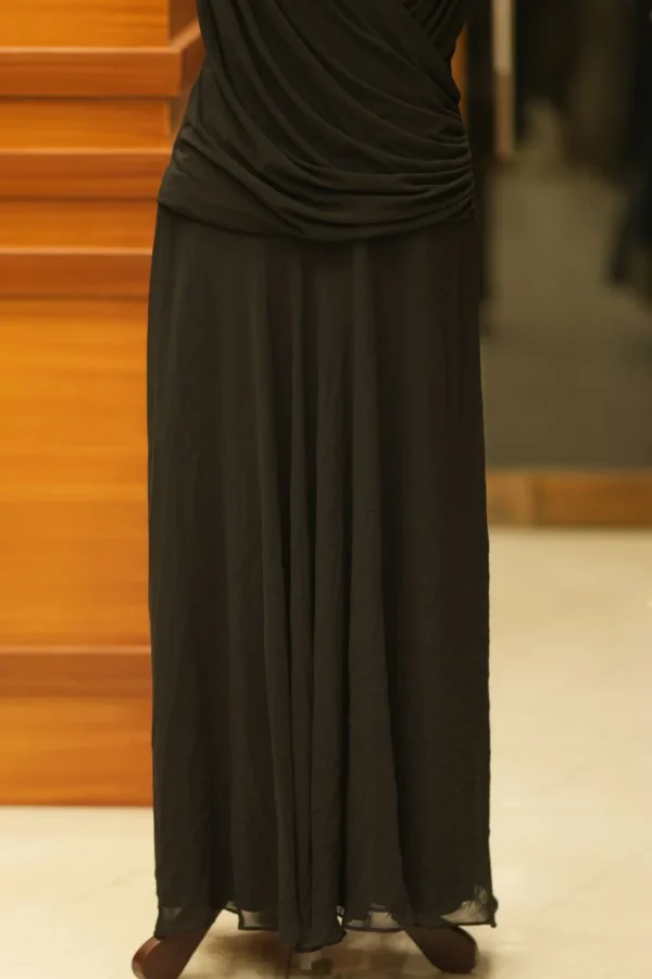 Half sleeves v-neck maxi - Image 3