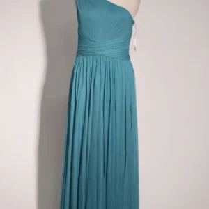 One shoulder maxi