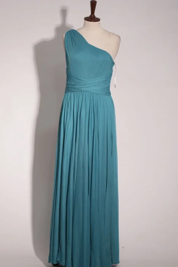 One shoulder maxi