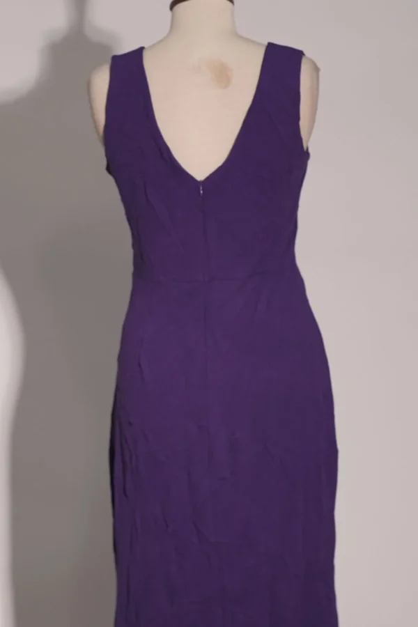 v-neck blue maxi - Image 2